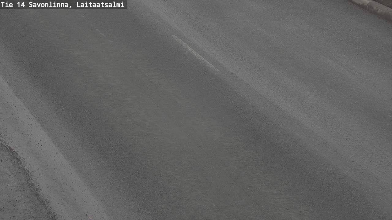 Weather Camera Image Road 14 Savonlinna, Laitaatsalmi, Savonlinna, Etelä-Savo