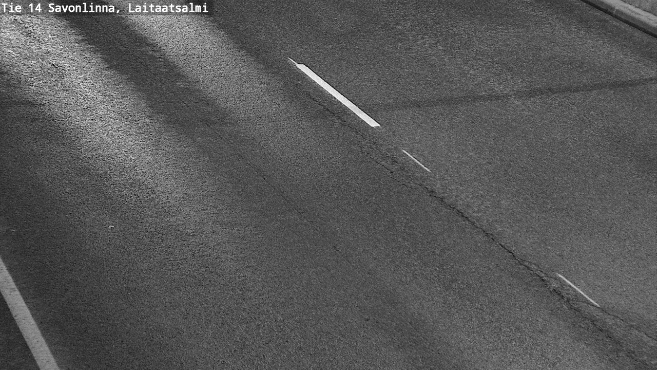 Weather Camera Image Väg 14 Nyslott, Laitaatsalmi, Savonlinna, Etelä-Savo
