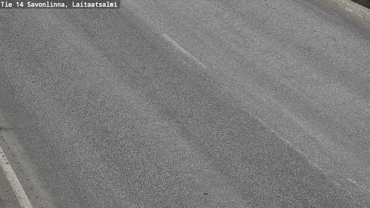 Weather Camera Image Väg 14 Nyslott, Laitaatsalmi, Savonlinna, Etelä-Savo