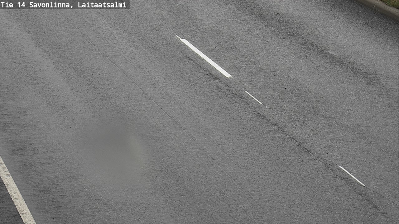Weather Camera Image Road 14 Savonlinna, Laitaatsalmi, Savonlinna, Etelä-Savo