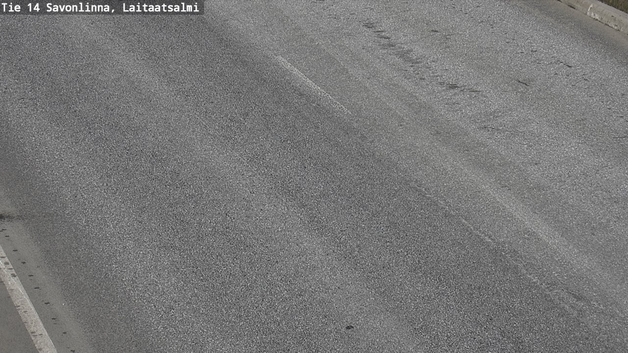 Weather Camera Image Väg 14 Nyslott, Laitaatsalmi, Savonlinna, Etelä-Savo