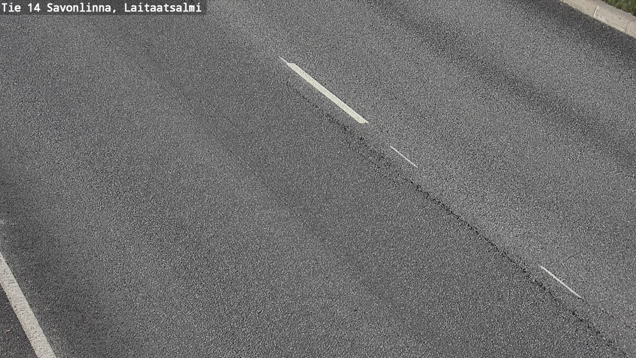 Weather Camera Image Väg 14 Nyslott, Laitaatsalmi, Savonlinna, Etelä-Savo