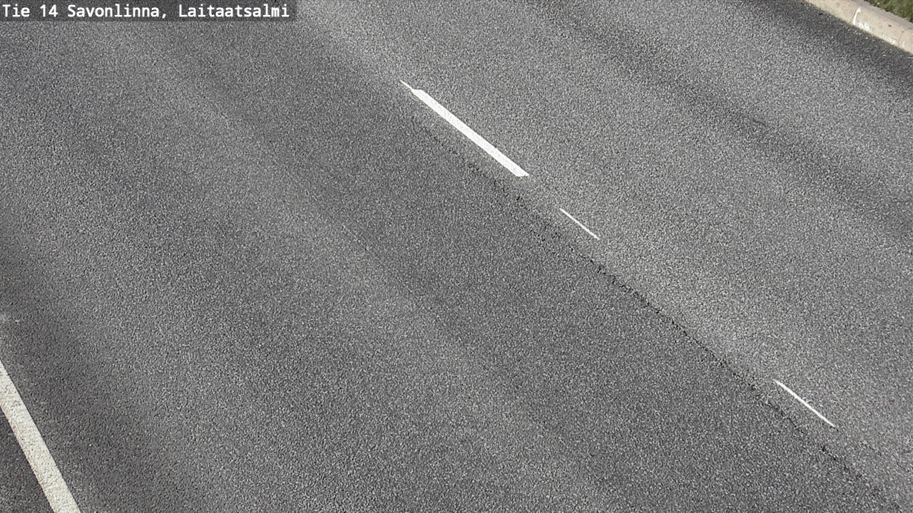 Weather Camera Image Road 14 Savonlinna, Laitaatsalmi, Savonlinna, Etelä-Savo