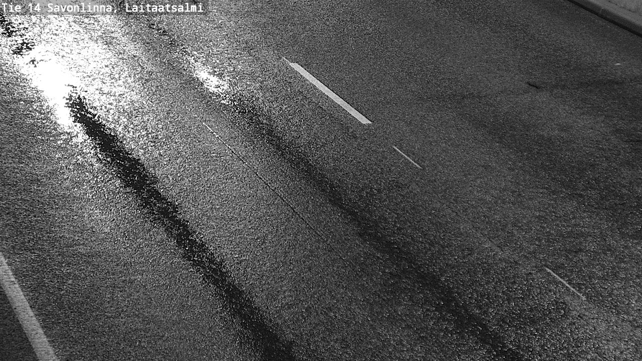 Weather Camera Image Väg 14 Nyslott, Laitaatsalmi, Savonlinna, Etelä-Savo