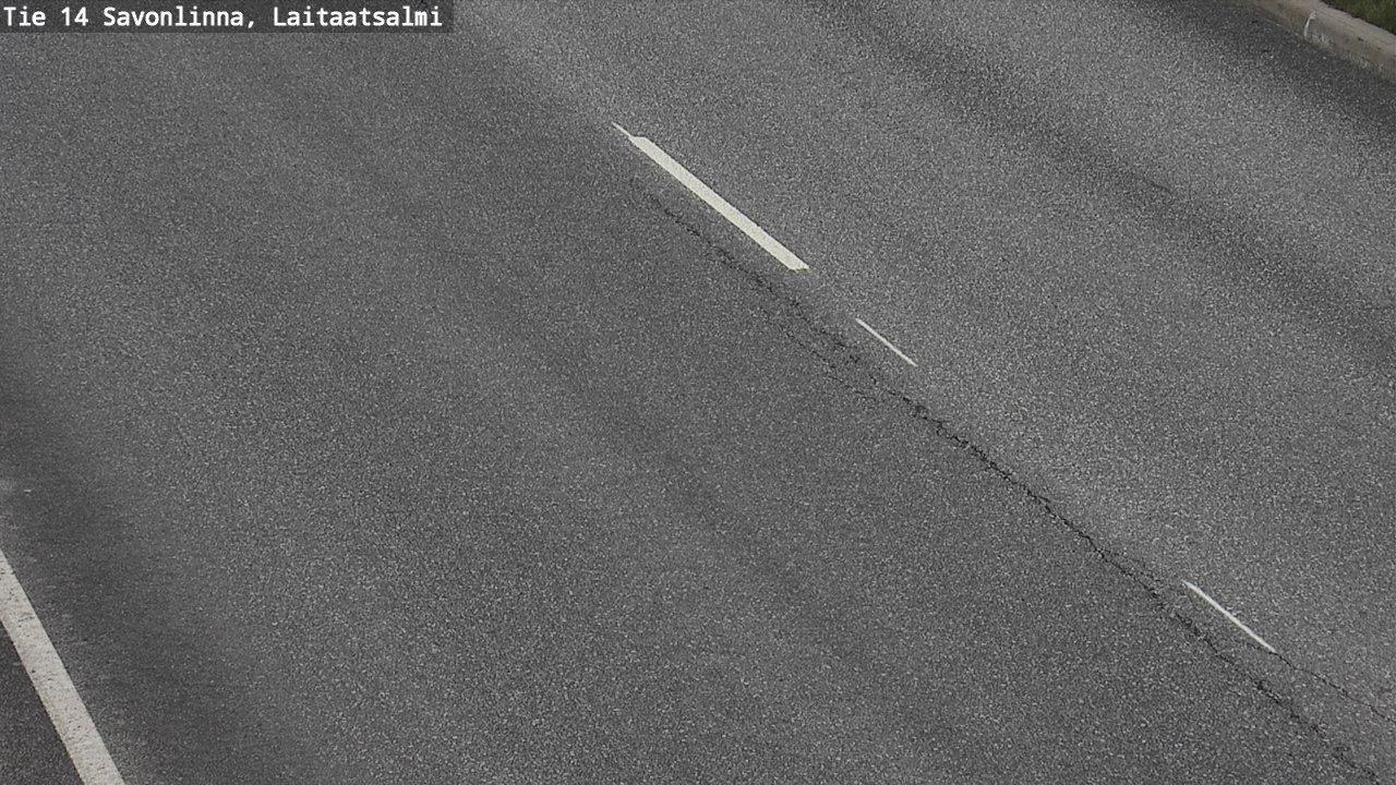 Weather Camera Image Väg 14 Nyslott, Laitaatsalmi, Savonlinna, Etelä-Savo