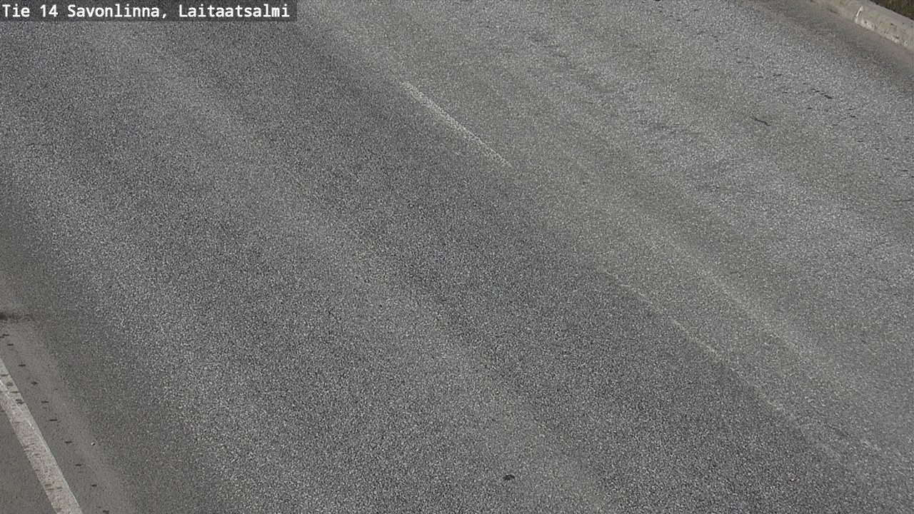 Weather Camera Image Väg 14 Nyslott, Laitaatsalmi, Savonlinna, Etelä-Savo
