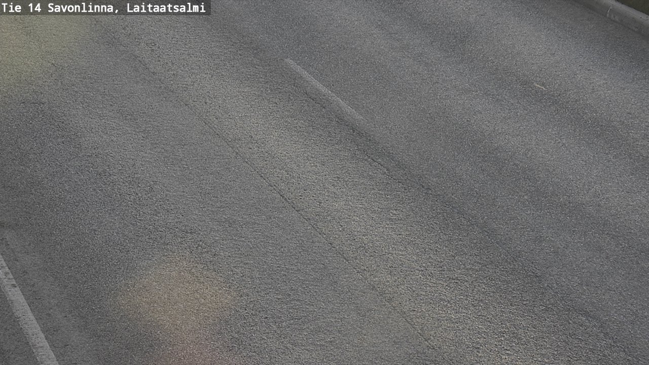 Weather Camera Image Väg 14 Nyslott, Laitaatsalmi, Savonlinna, Etelä-Savo