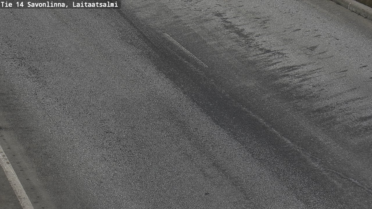 Weather Camera Image Väg 14 Nyslott, Laitaatsalmi, Savonlinna, Etelä-Savo