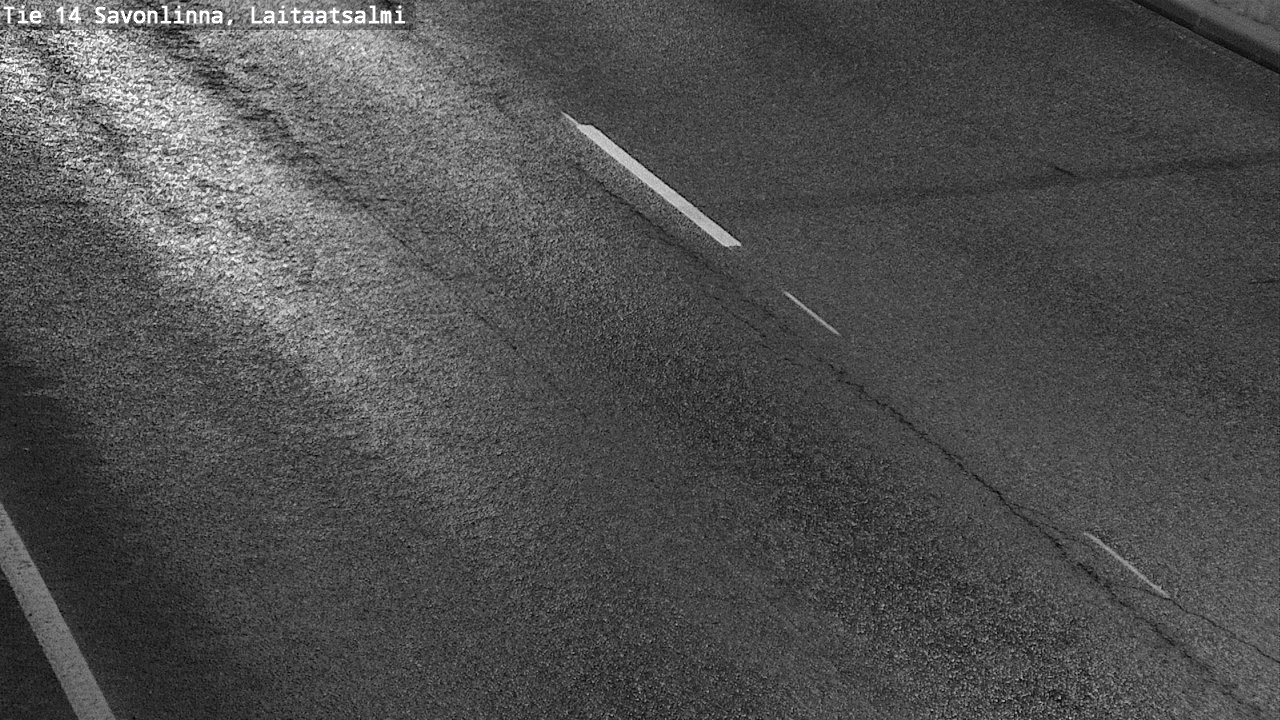 Weather Camera Image Väg 14 Nyslott, Laitaatsalmi, Savonlinna, Etelä-Savo