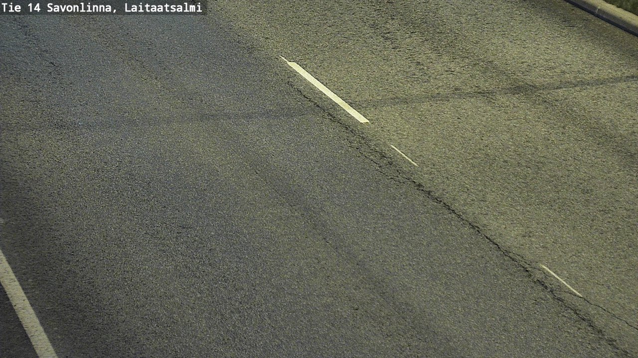 Weather Camera Image Väg 14 Nyslott, Laitaatsalmi, Savonlinna, Etelä-Savo