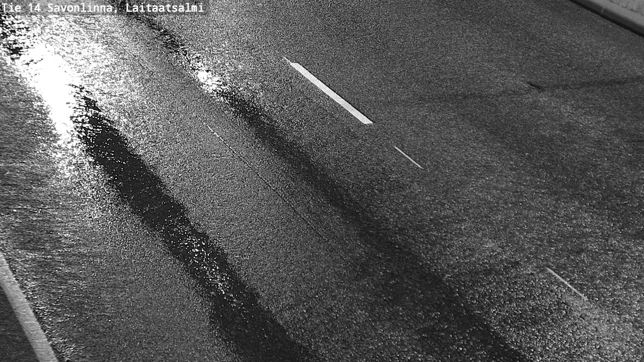 Weather Camera Image Väg 14 Nyslott, Laitaatsalmi, Savonlinna, Etelä-Savo