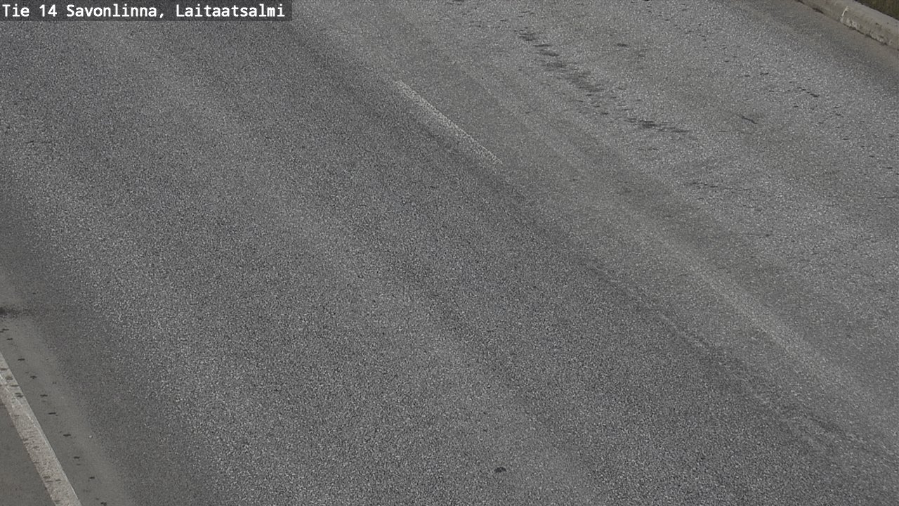 Weather Camera Image Väg 14 Nyslott, Laitaatsalmi, Savonlinna, Etelä-Savo