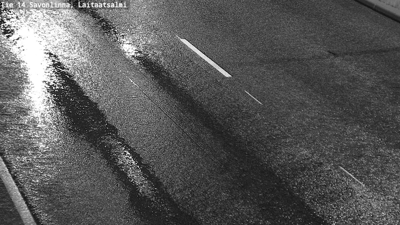 Weather Camera Image Väg 14 Nyslott, Laitaatsalmi, Savonlinna, Etelä-Savo