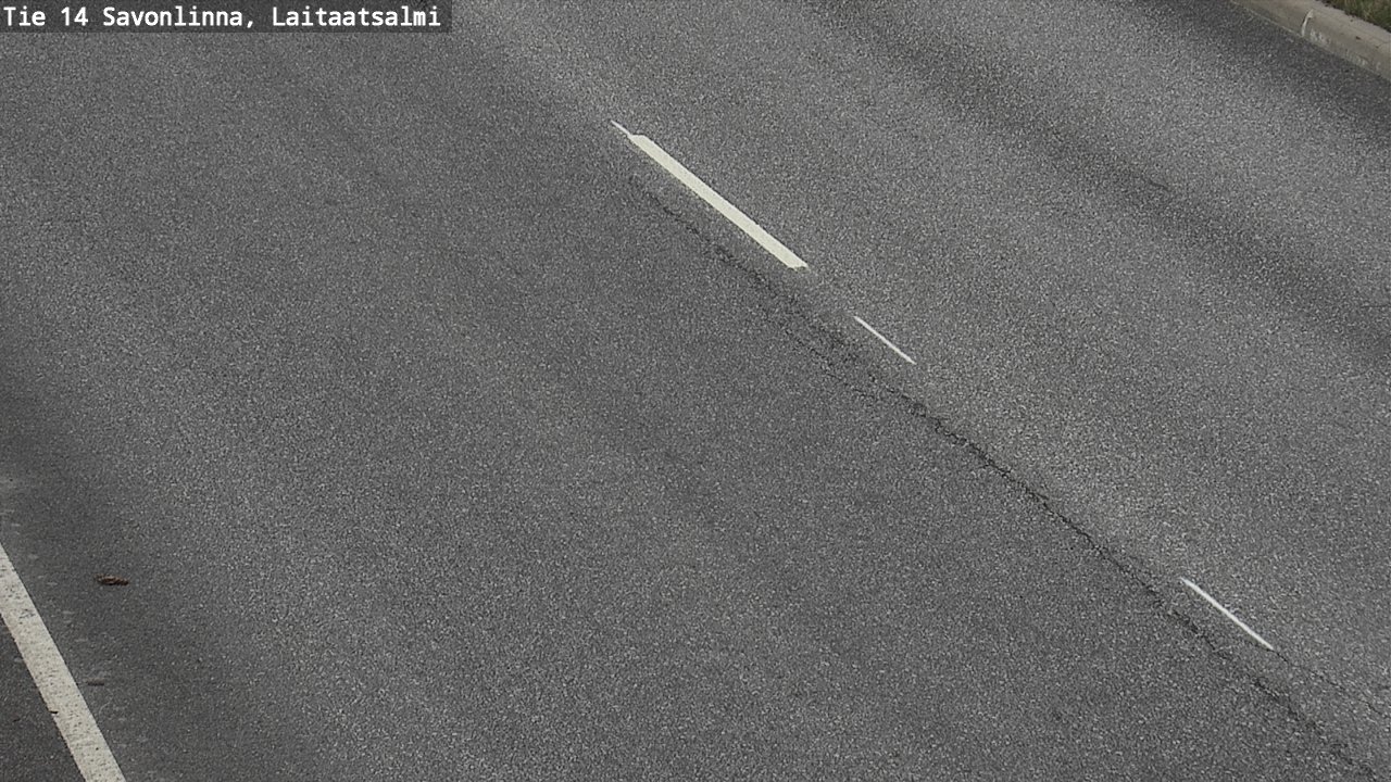 Weather Camera Image Road 14 Savonlinna, Laitaatsalmi, Savonlinna, Etelä-Savo