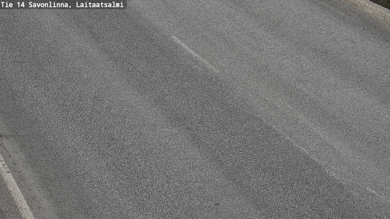 Weather Camera Image Väg 14 Nyslott, Laitaatsalmi, Savonlinna, Etelä-Savo