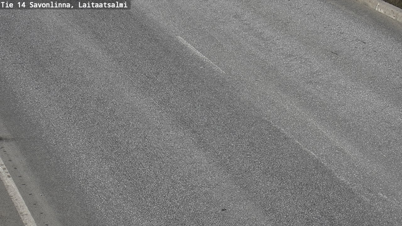 Weather Camera Image Väg 14 Nyslott, Laitaatsalmi, Savonlinna, Etelä-Savo