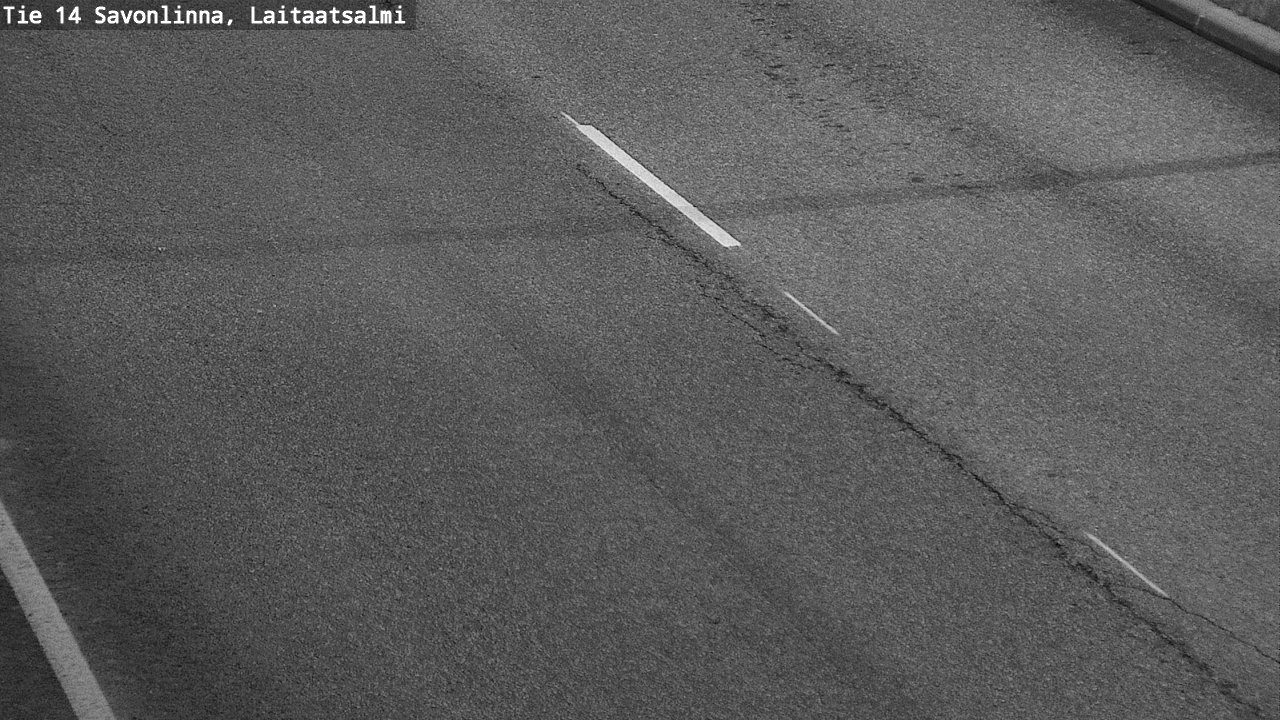 Weather Camera Image Väg 14 Nyslott, Laitaatsalmi, Savonlinna, Etelä-Savo