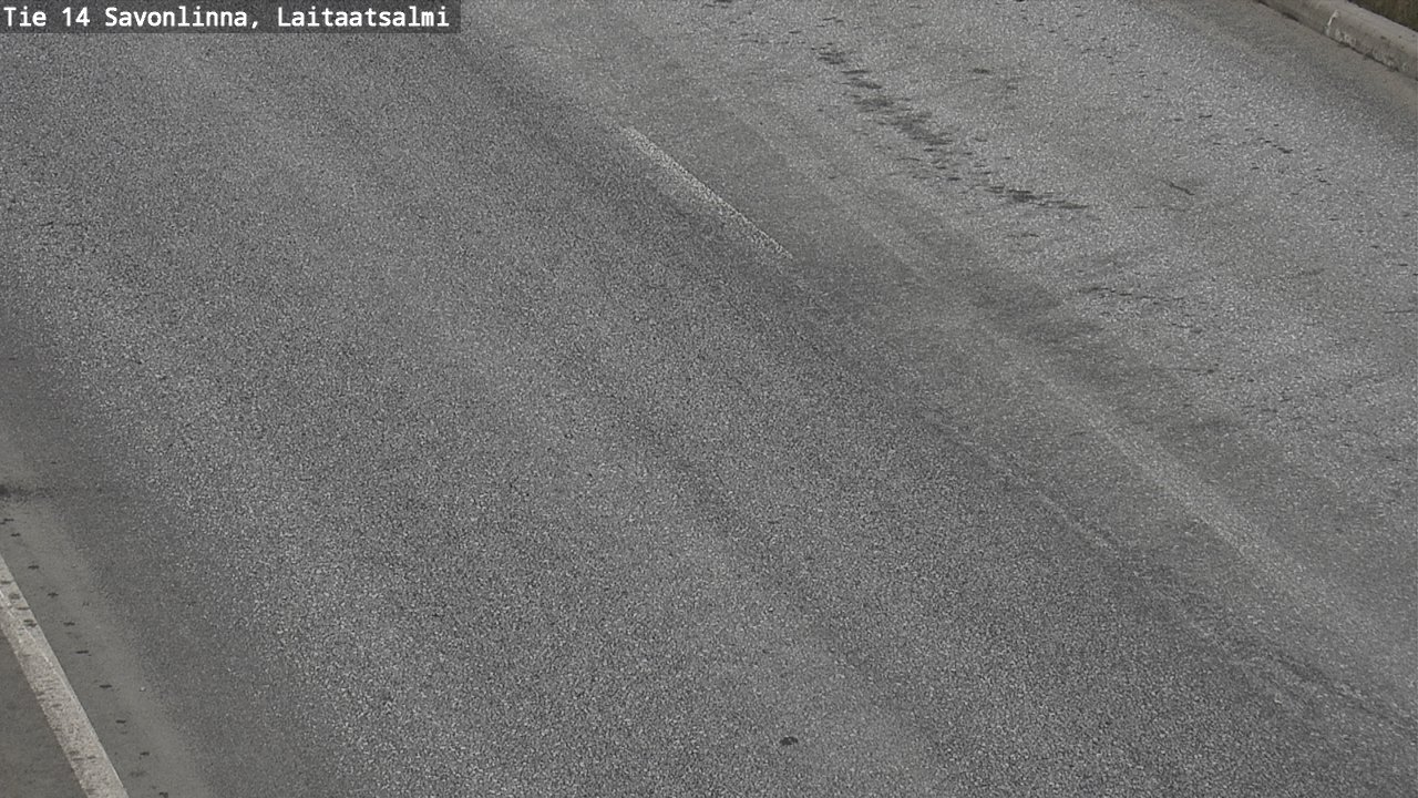 Weather Camera Image Väg 14 Nyslott, Laitaatsalmi, Savonlinna, Etelä-Savo