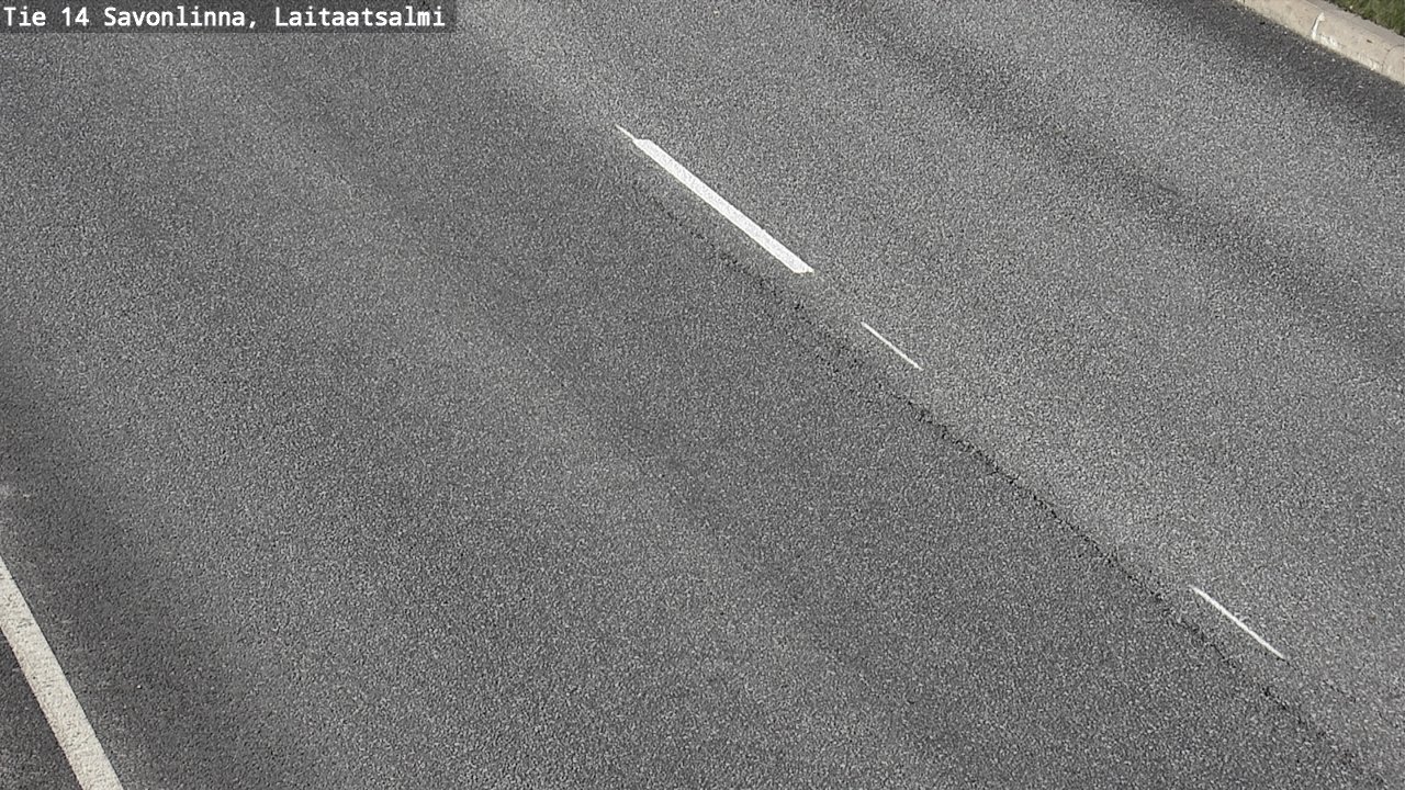 Weather Camera Image Road 14 Savonlinna, Laitaatsalmi, Savonlinna, Etelä-Savo