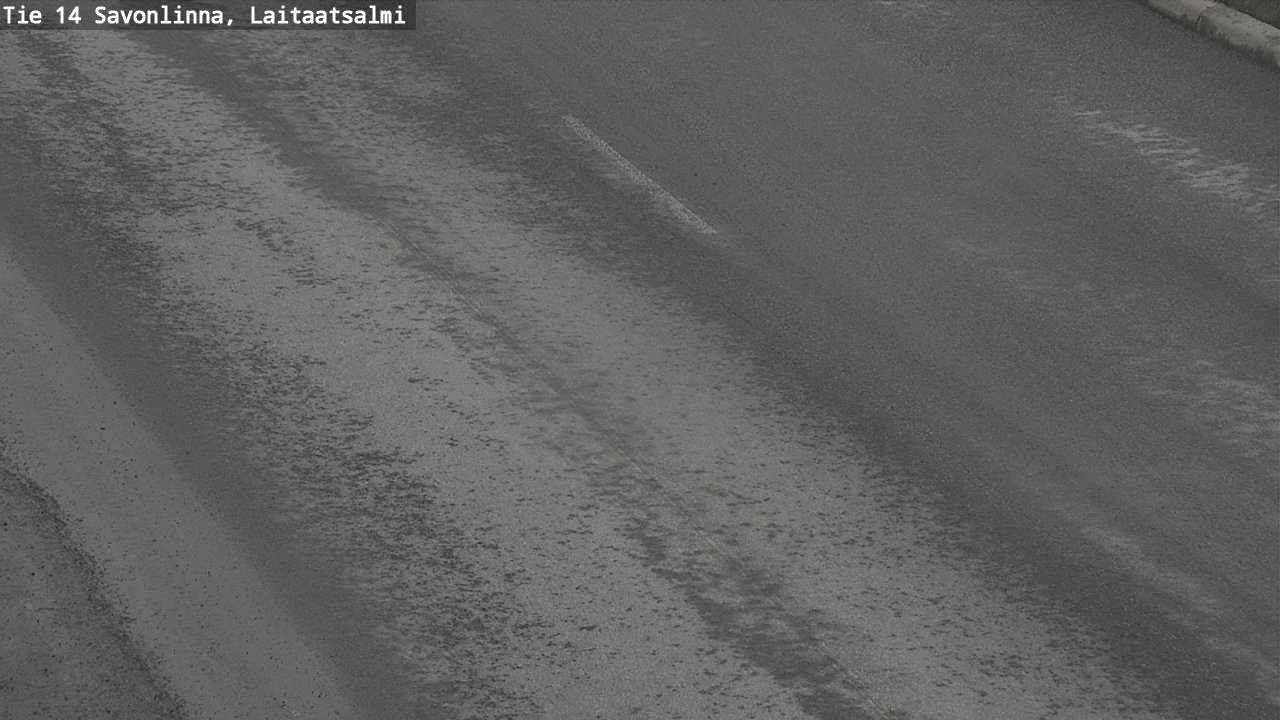 Weather Camera Image Road 14 Savonlinna, Laitaatsalmi, Savonlinna, Etelä-Savo