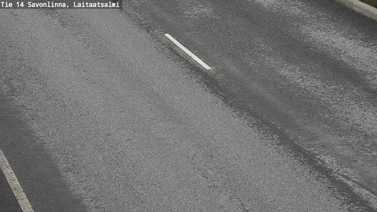 Weather Camera Image Väg 14 Nyslott, Laitaatsalmi, Savonlinna, Etelä-Savo