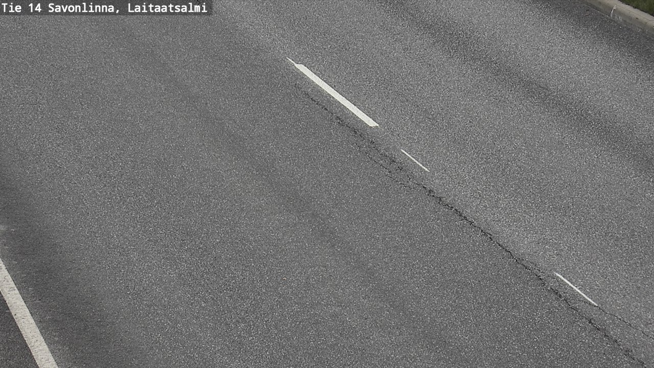 Weather Camera Image Väg 14 Nyslott, Laitaatsalmi, Savonlinna, Etelä-Savo
