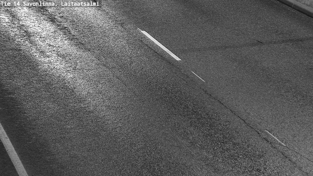 Weather Camera Image Väg 14 Nyslott, Laitaatsalmi, Savonlinna, Etelä-Savo