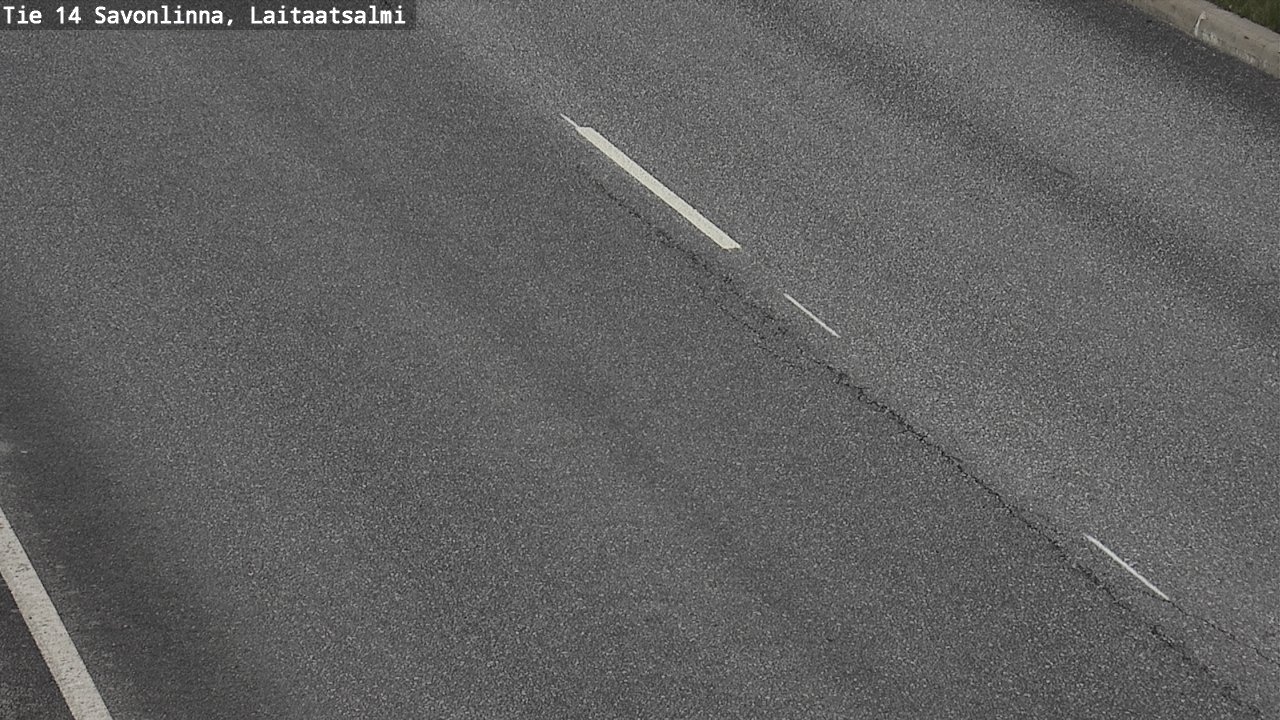 Weather Camera Image Road 14 Savonlinna, Laitaatsalmi, Savonlinna, Etelä-Savo