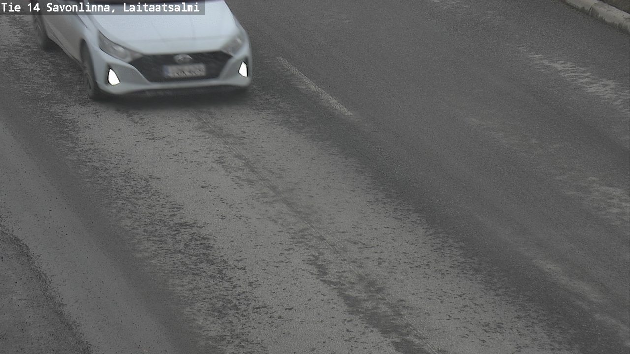 Weather Camera Image Road 14 Savonlinna, Laitaatsalmi, Savonlinna, Etelä-Savo