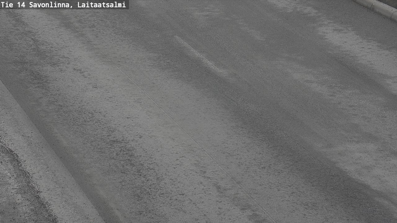 Weather Camera Image Väg 14 Nyslott, Laitaatsalmi, Savonlinna, Etelä-Savo