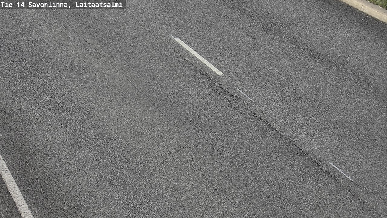 Weather Camera Image Road 14 Savonlinna, Laitaatsalmi, Savonlinna, Etelä-Savo