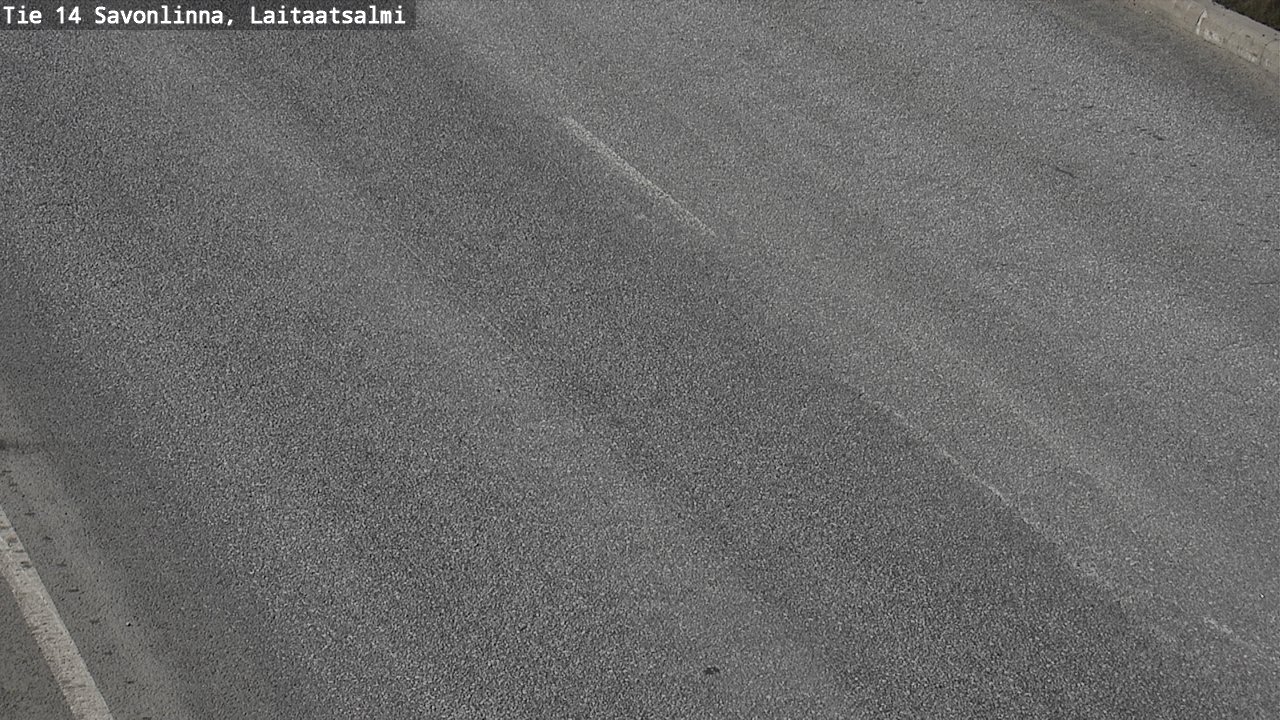 Weather Camera Image Väg 14 Nyslott, Laitaatsalmi, Savonlinna, Etelä-Savo