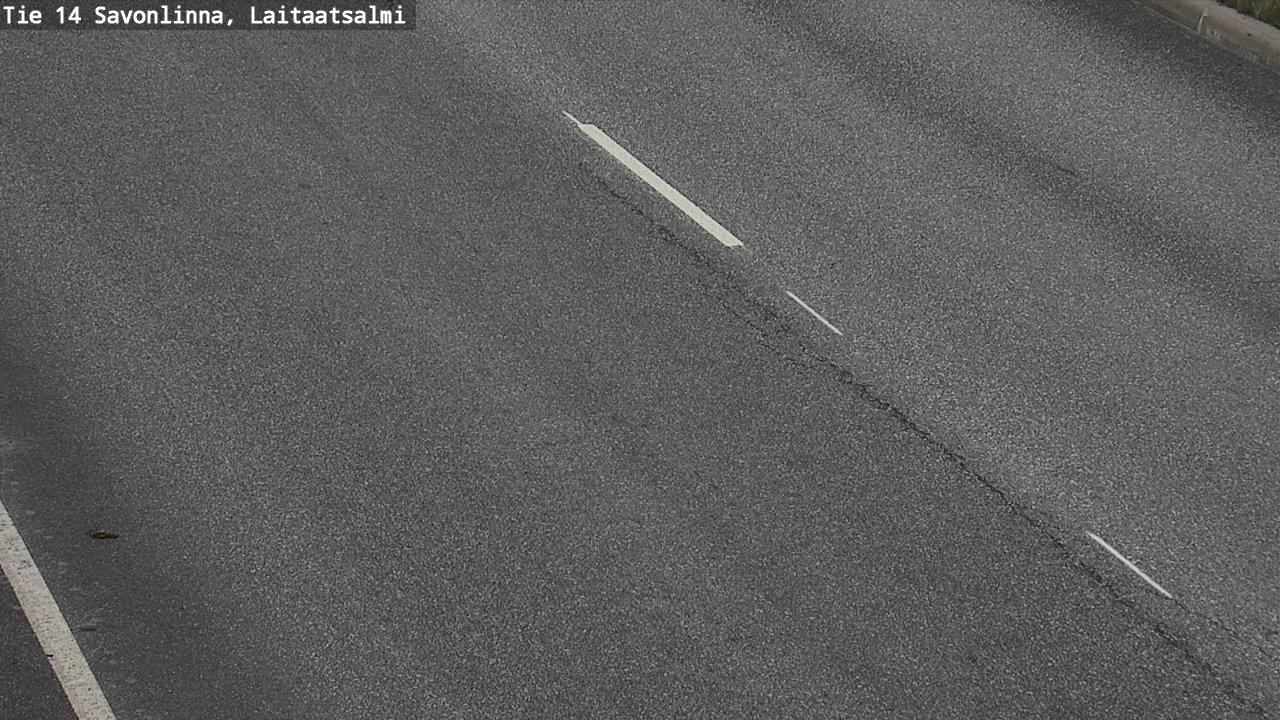 Weather Camera Image Road 14 Savonlinna, Laitaatsalmi, Savonlinna, Etelä-Savo