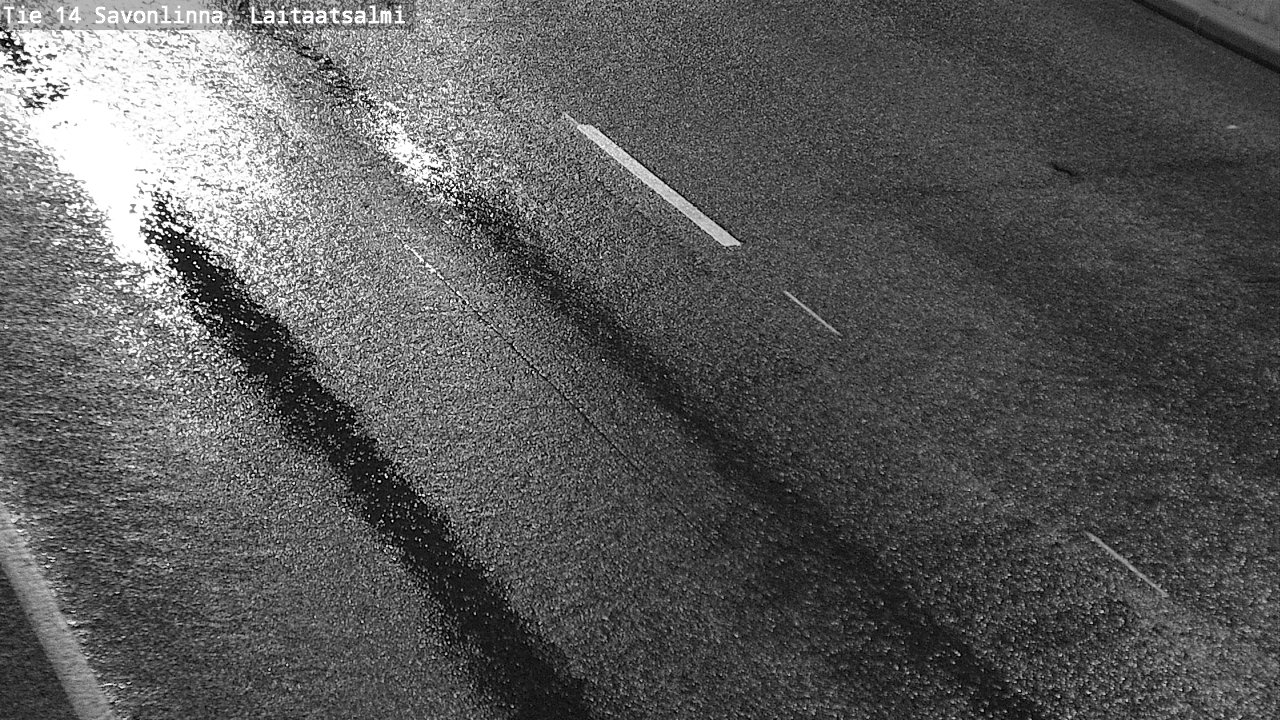 Weather Camera Image Väg 14 Nyslott, Laitaatsalmi, Savonlinna, Etelä-Savo