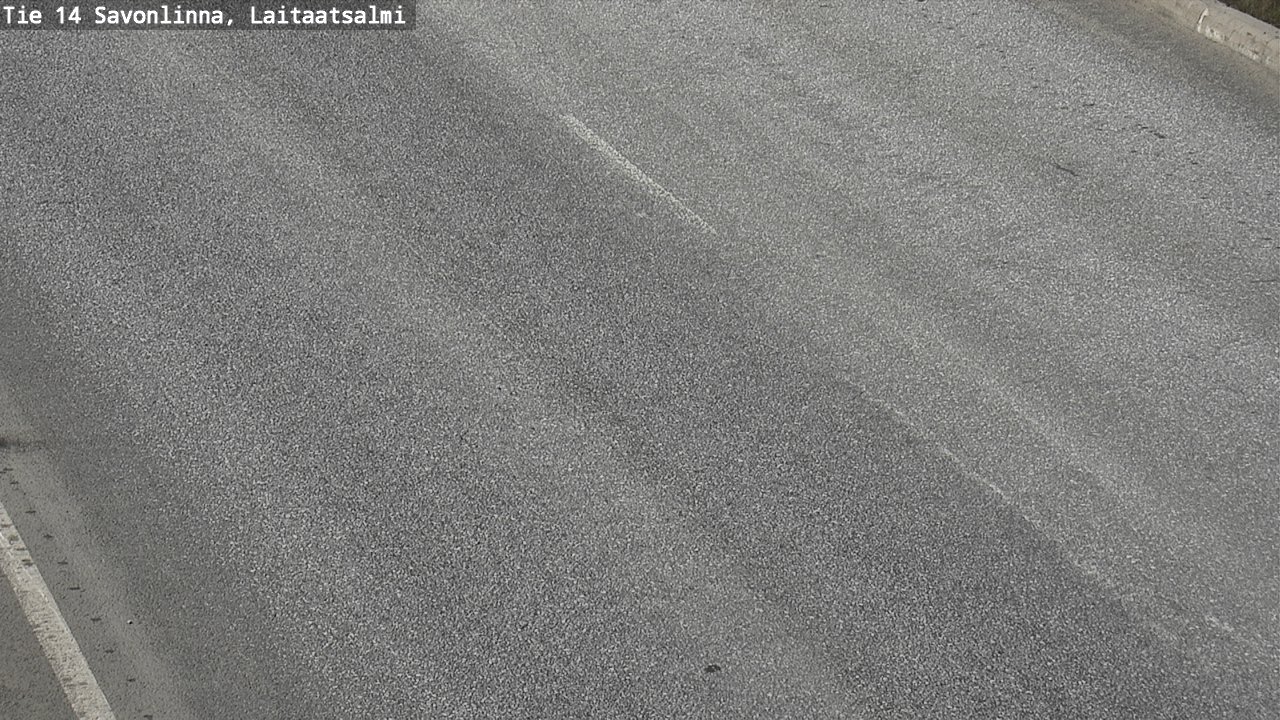 Weather Camera Image Väg 14 Nyslott, Laitaatsalmi, Savonlinna, Etelä-Savo