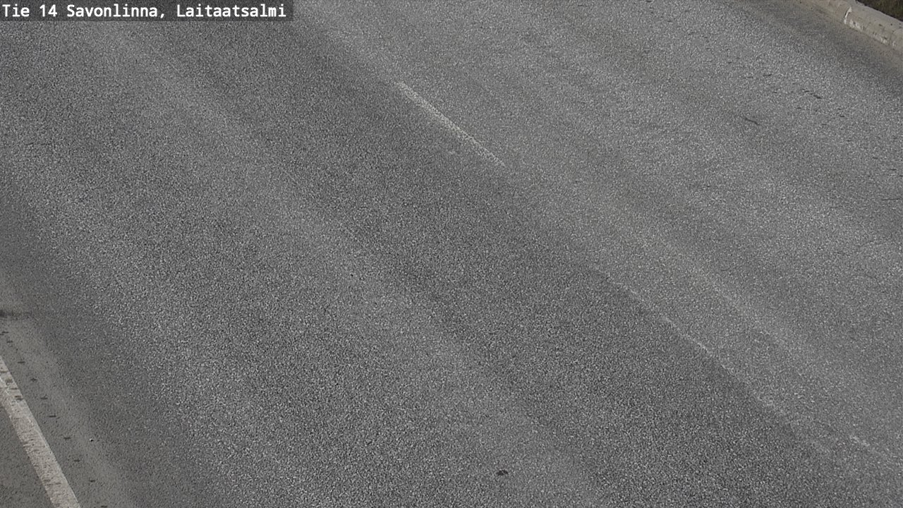 Weather Camera Image Väg 14 Nyslott, Laitaatsalmi, Savonlinna, Etelä-Savo