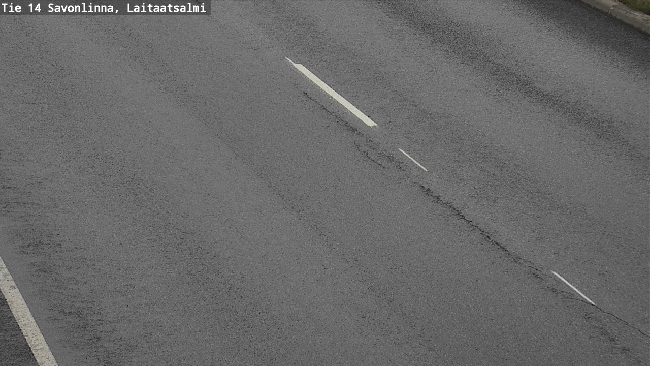 Weather Camera Image Road 14 Savonlinna, Laitaatsalmi, Savonlinna, Etelä-Savo
