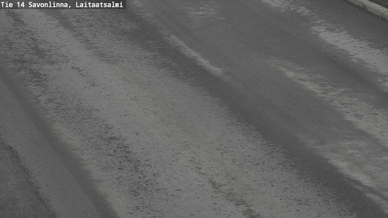 Weather Camera Image Road 14 Savonlinna, Laitaatsalmi, Savonlinna, Etelä-Savo