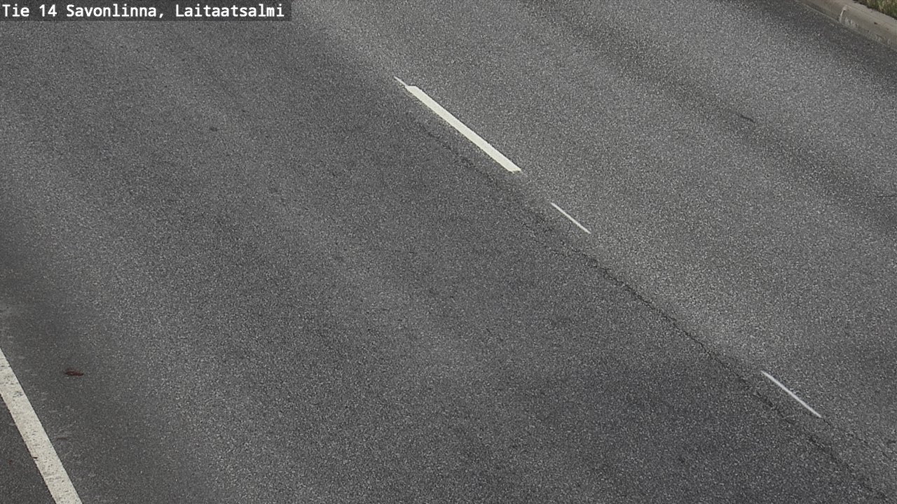 Weather Camera Image Road 14 Savonlinna, Laitaatsalmi, Savonlinna, Etelä-Savo