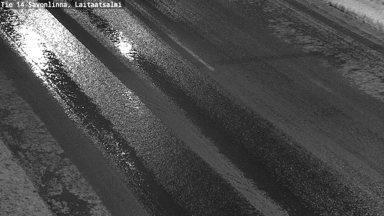 Weather Camera Image Väg 14 Nyslott, Laitaatsalmi, Savonlinna, Etelä-Savo