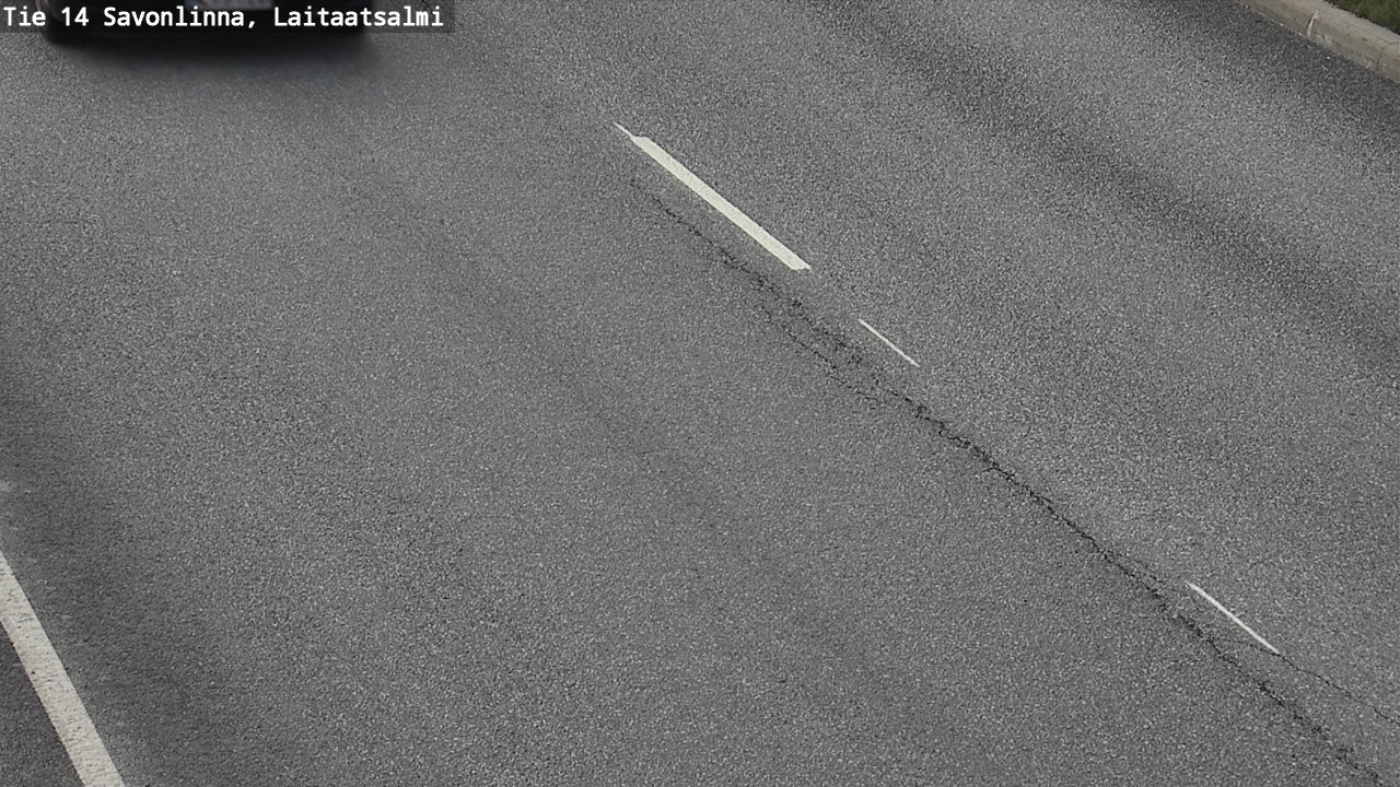 Weather Camera Image Väg 14 Nyslott, Laitaatsalmi, Savonlinna, Etelä-Savo