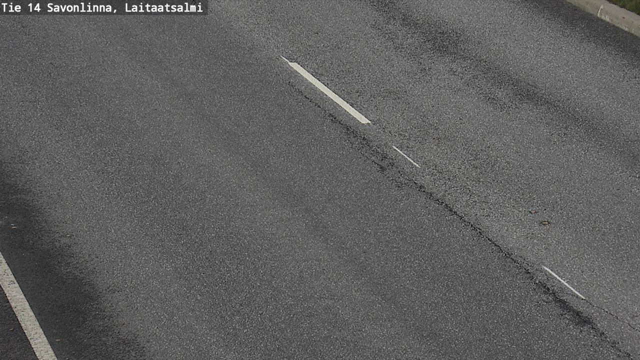 Weather Camera Image Väg 14 Nyslott, Laitaatsalmi, Savonlinna, Etelä-Savo