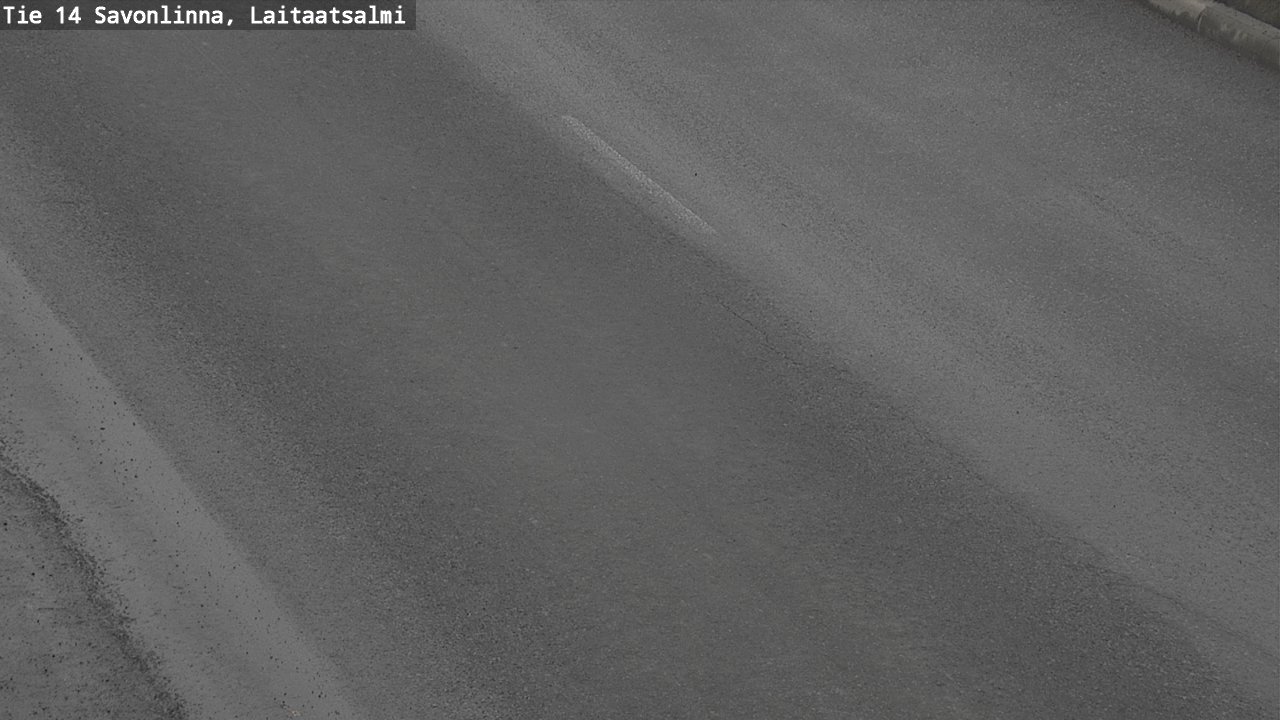 Weather Camera Image Road 14 Savonlinna, Laitaatsalmi, Savonlinna, Etelä-Savo