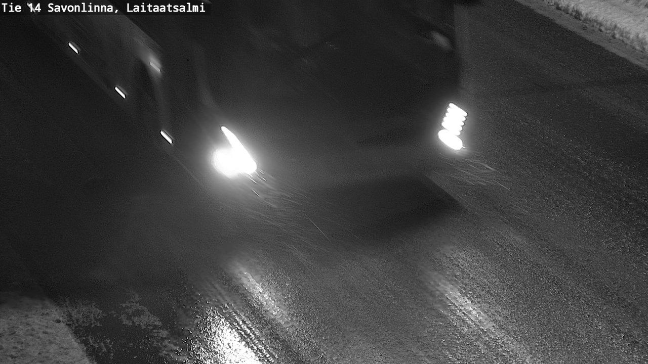 Weather Camera Image Väg 14 Nyslott, Laitaatsalmi, Savonlinna, Etelä-Savo