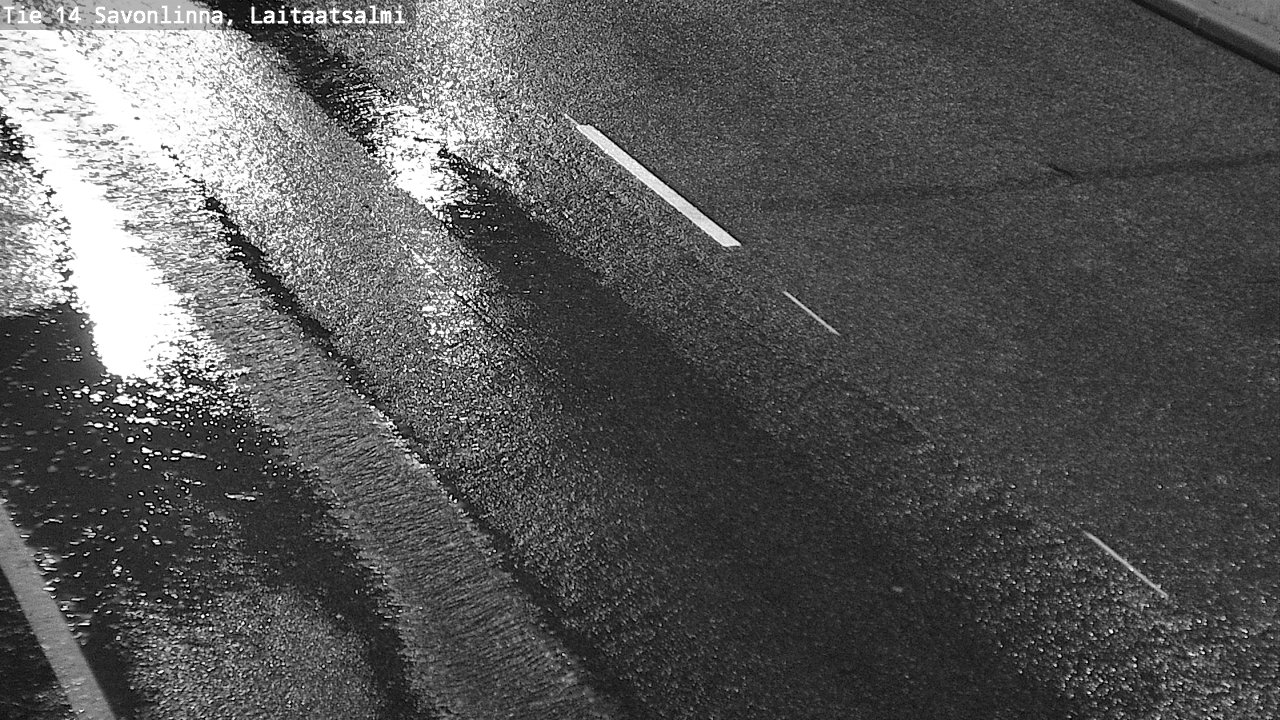 Weather Camera Image Väg 14 Nyslott, Laitaatsalmi, Savonlinna, Etelä-Savo