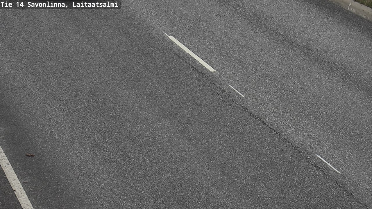 Weather Camera Image Road 14 Savonlinna, Laitaatsalmi, Savonlinna, Etelä-Savo