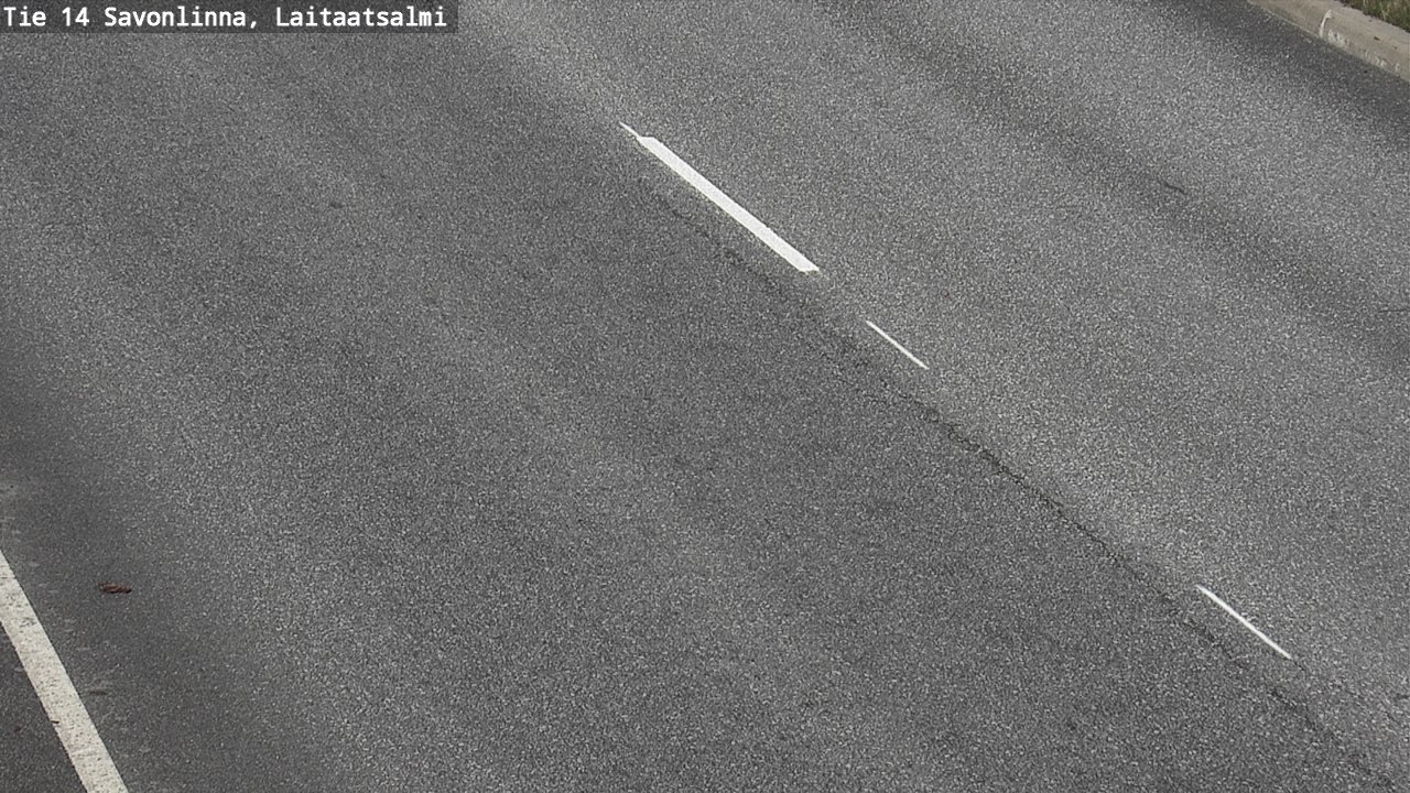 Weather Camera Image Väg 14 Nyslott, Laitaatsalmi, Savonlinna, Etelä-Savo
