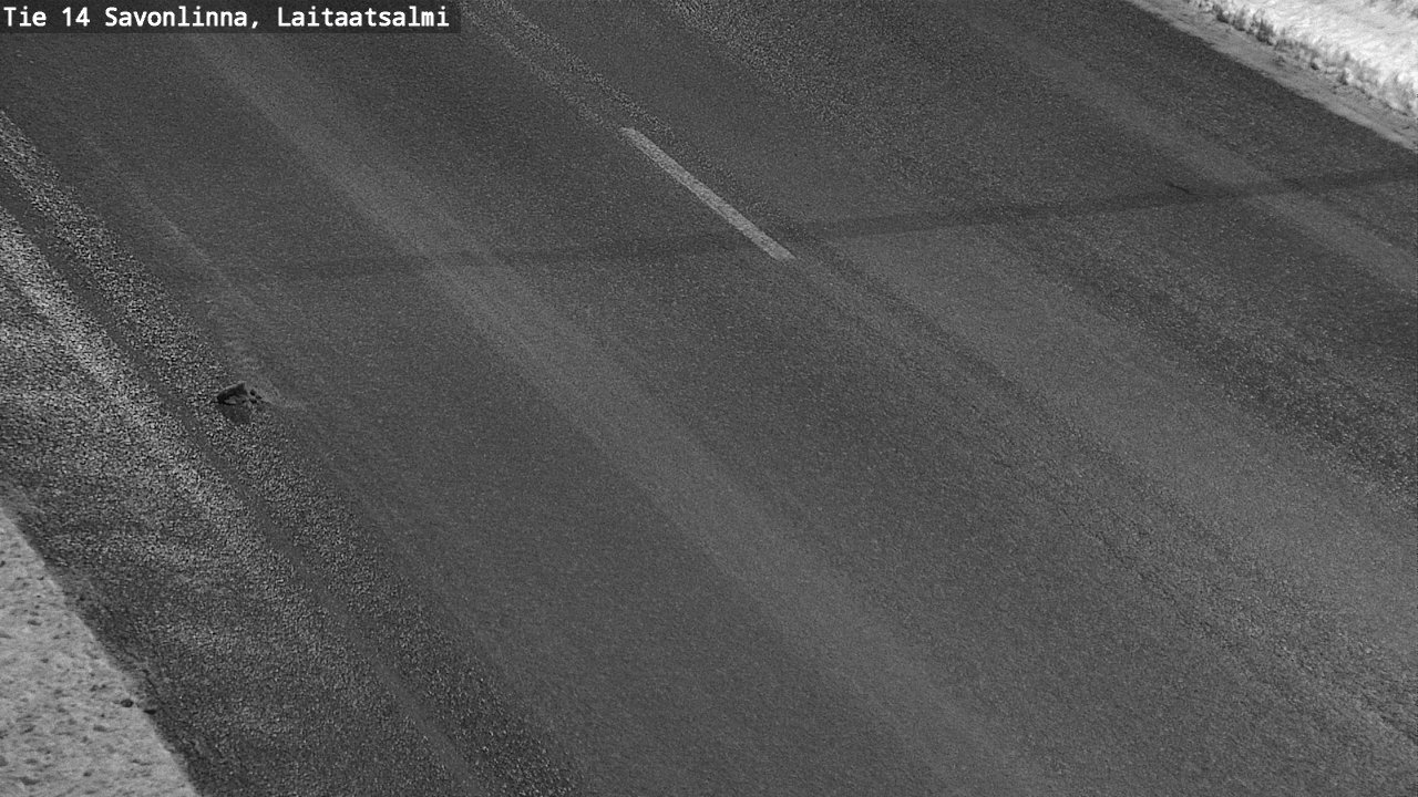 Weather Camera Image Väg 14 Nyslott, Laitaatsalmi, Savonlinna, Etelä-Savo