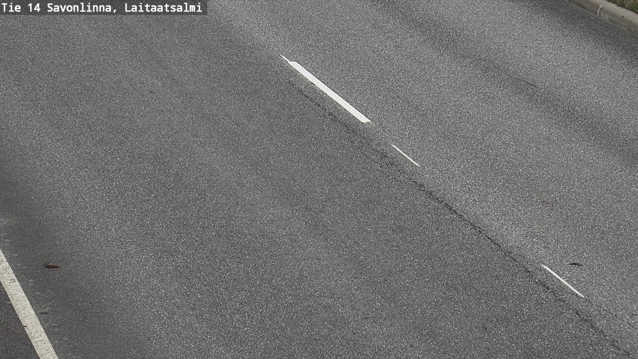 Weather Camera Image Road 14 Savonlinna, Laitaatsalmi, Savonlinna, Etelä-Savo