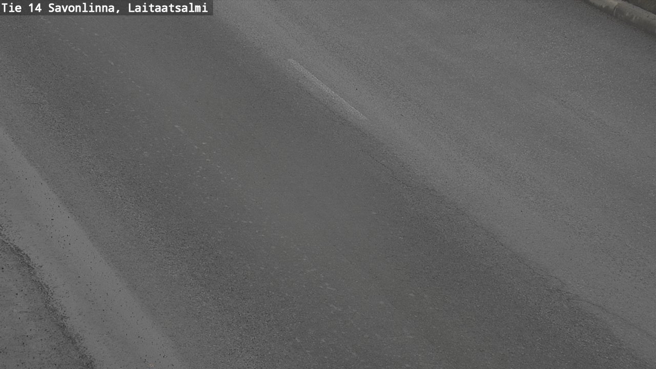 Weather Camera Image Road 14 Savonlinna, Laitaatsalmi, Savonlinna, Etelä-Savo